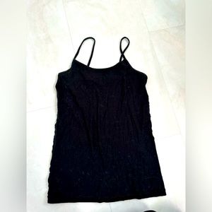 Black tank top